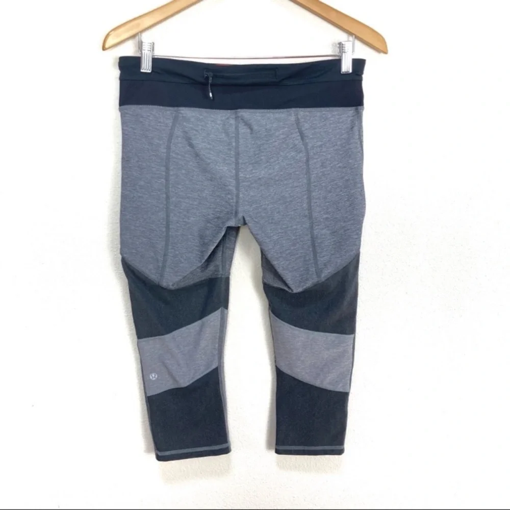 Lululemon‎ Gary Black Cropped Leggings Pants Women’s Sz 10